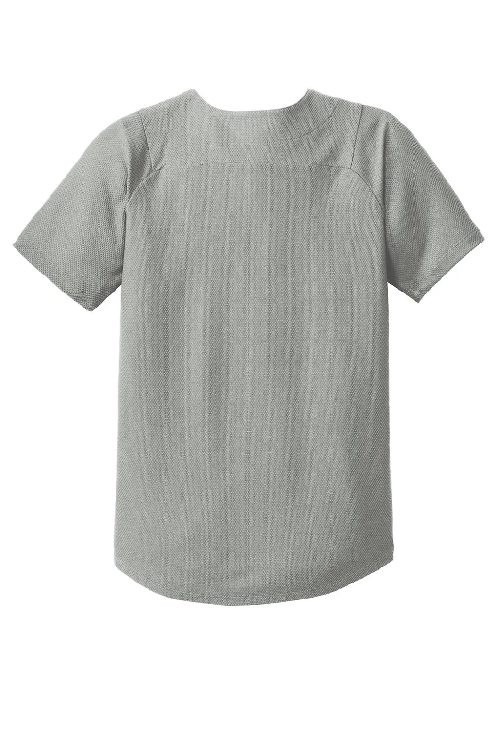 New Era Youth Diamond Era Moisture Wicking Short Sleeve Jersey - Grey