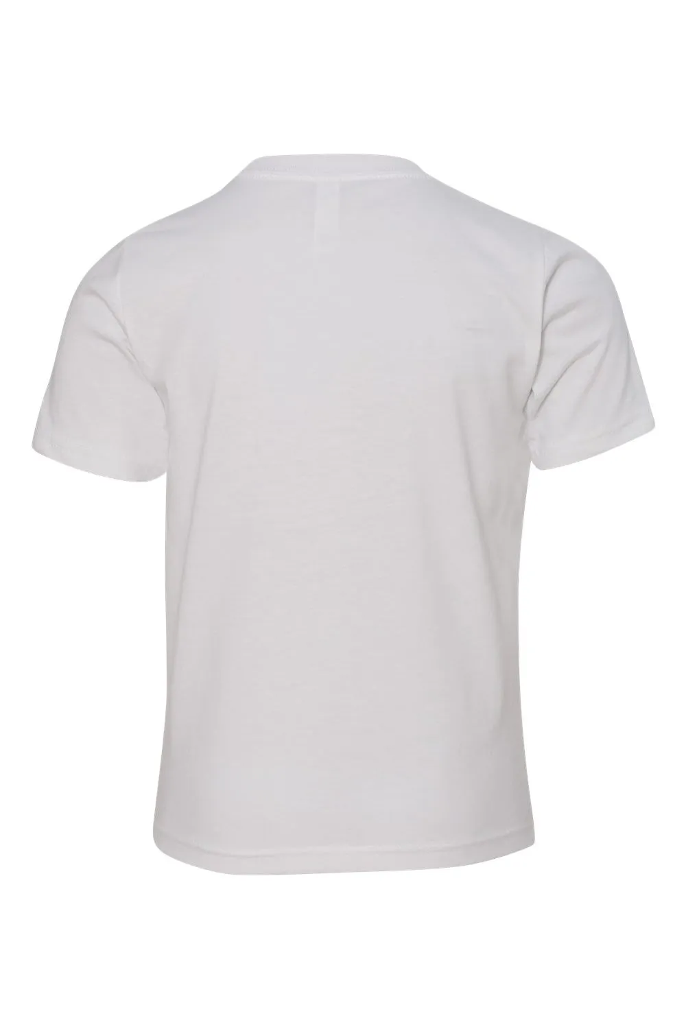 Next Level Youth CVC Jersey Short Sleeve Crewneck T-Shirt - White