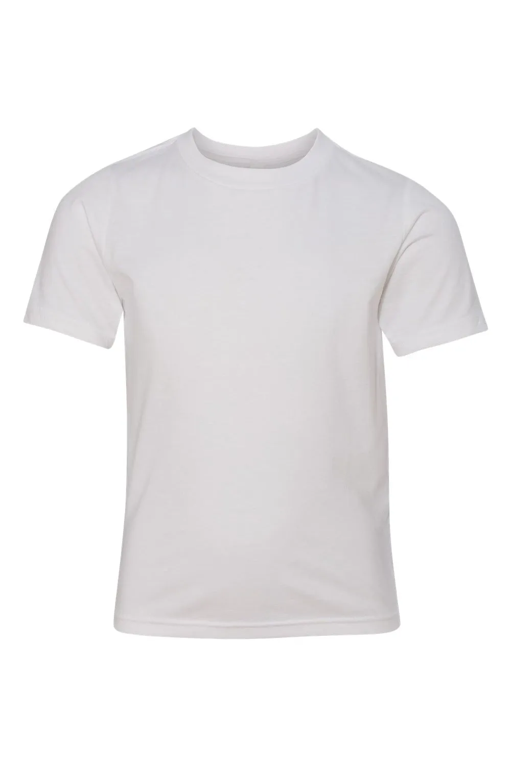 Next Level Youth CVC Jersey Short Sleeve Crewneck T-Shirt - White