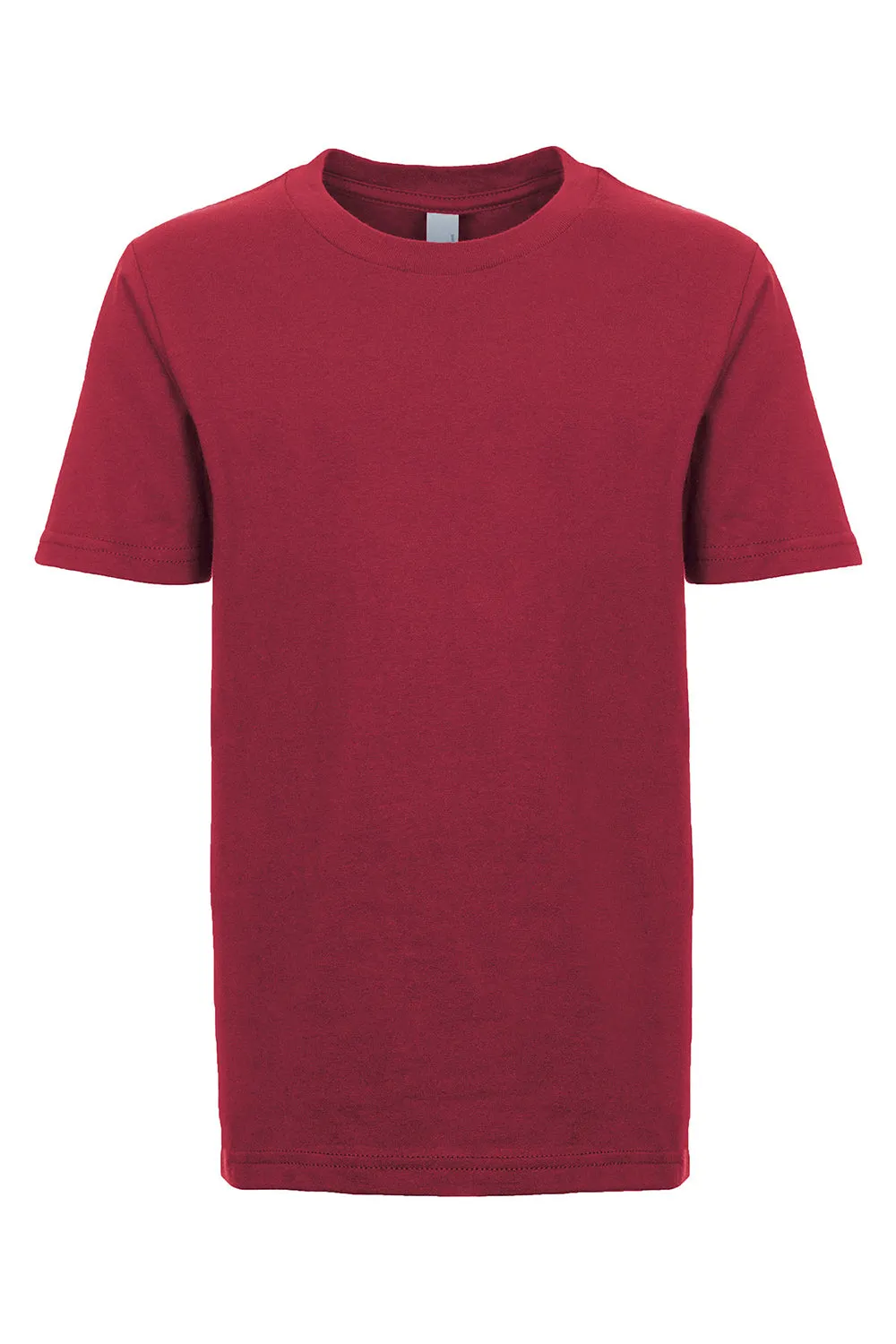 Next Level Youth Fine Jersey Short Sleeve Crewneck T-Shirt - Cardinal Red