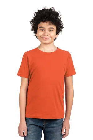 Next Level Youth Fine Jersey Short Sleeve Crewneck T-Shirt - Classic Orange