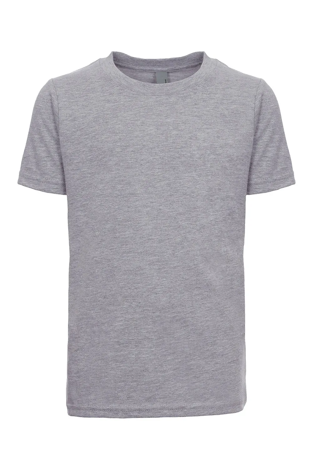 Next Level Youth Fine Jersey Short Sleeve Crewneck T-Shirt - Heather Grey