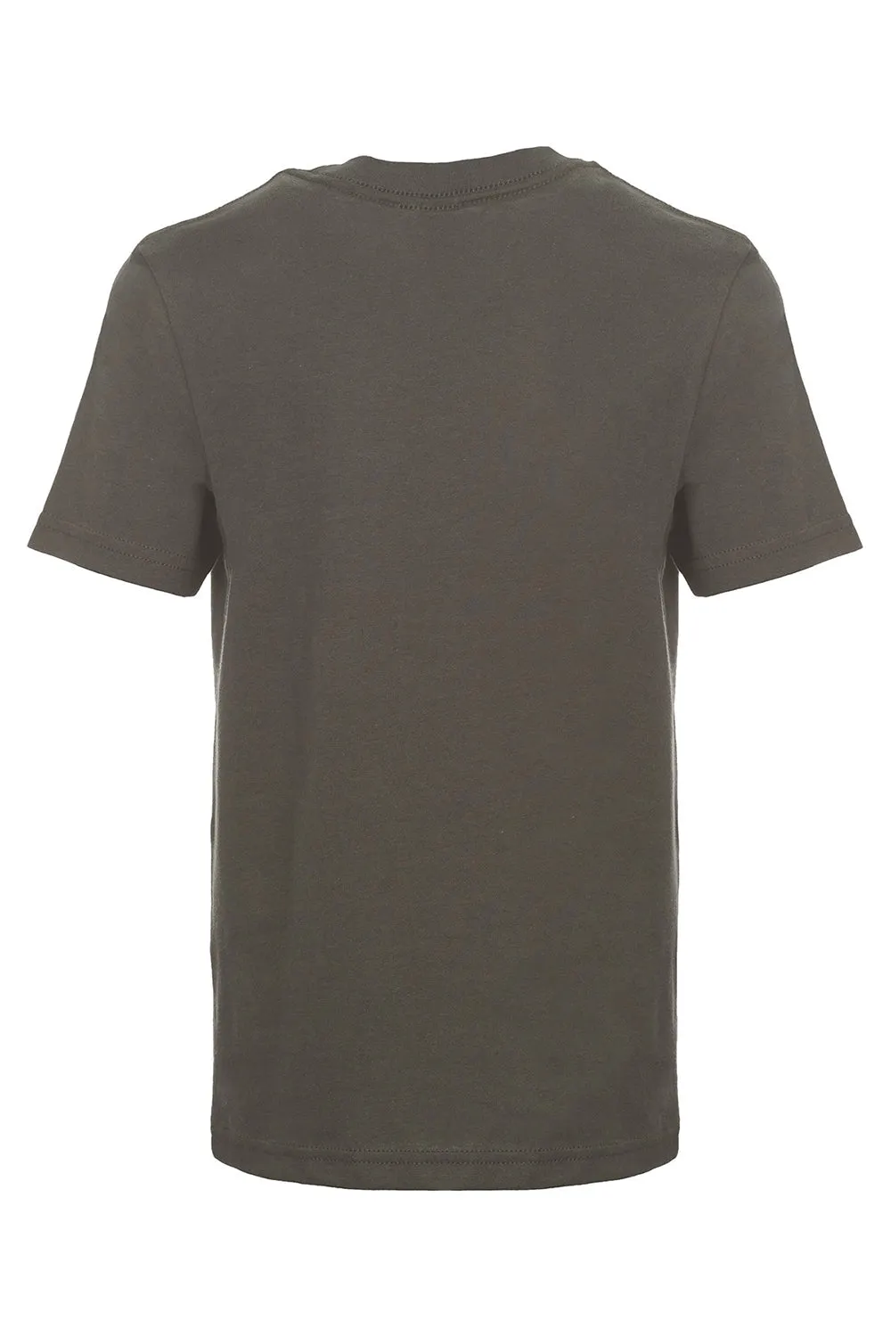 Next Level Youth Fine Jersey Short Sleeve Crewneck T-Shirt - Heavy Metal Grey