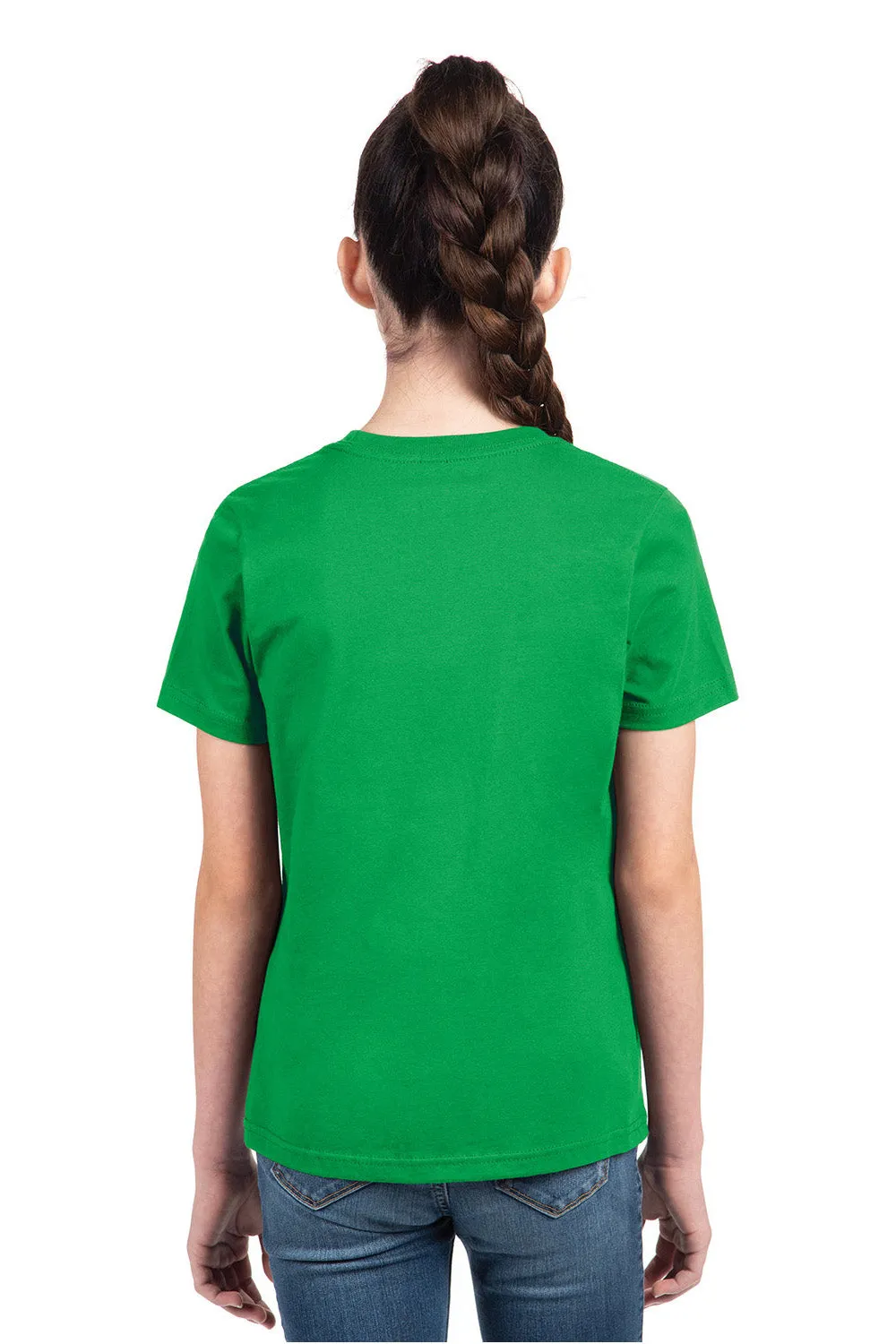 Next Level Youth Fine Jersey Short Sleeve Crewneck T-Shirt - Kelly Green