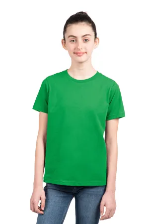 Next Level Youth Fine Jersey Short Sleeve Crewneck T-Shirt - Kelly Green