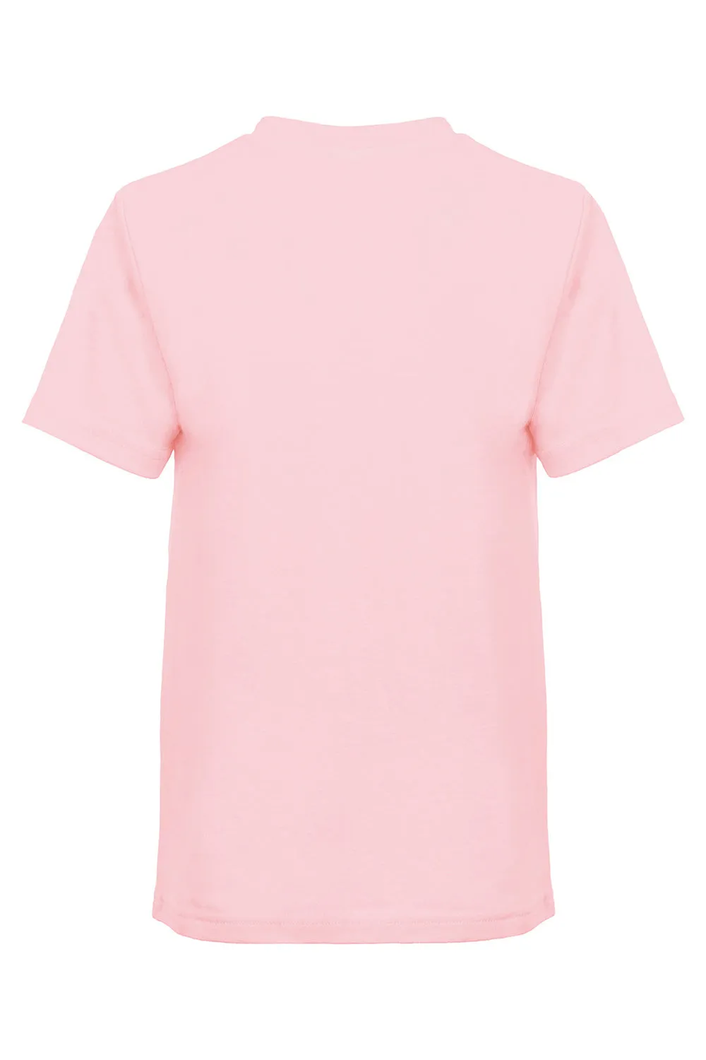 Next Level Youth Fine Jersey Short Sleeve Crewneck T-Shirt - Light Pink