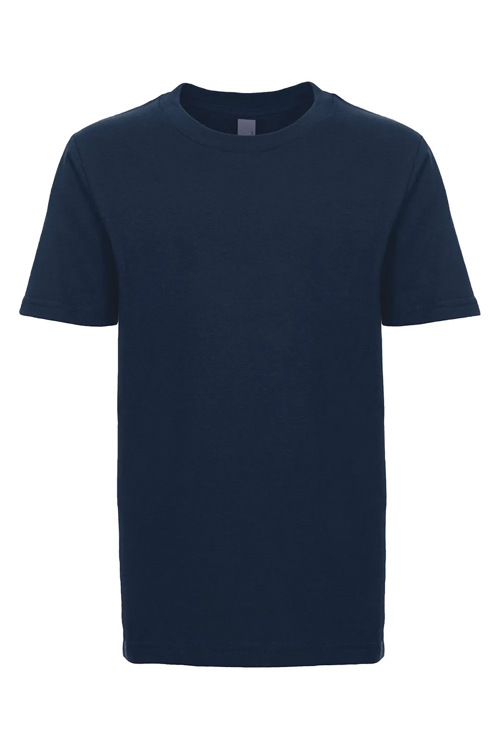 Next Level Youth Fine Jersey Short Sleeve Crewneck T-Shirt - Midnight Navy Blue