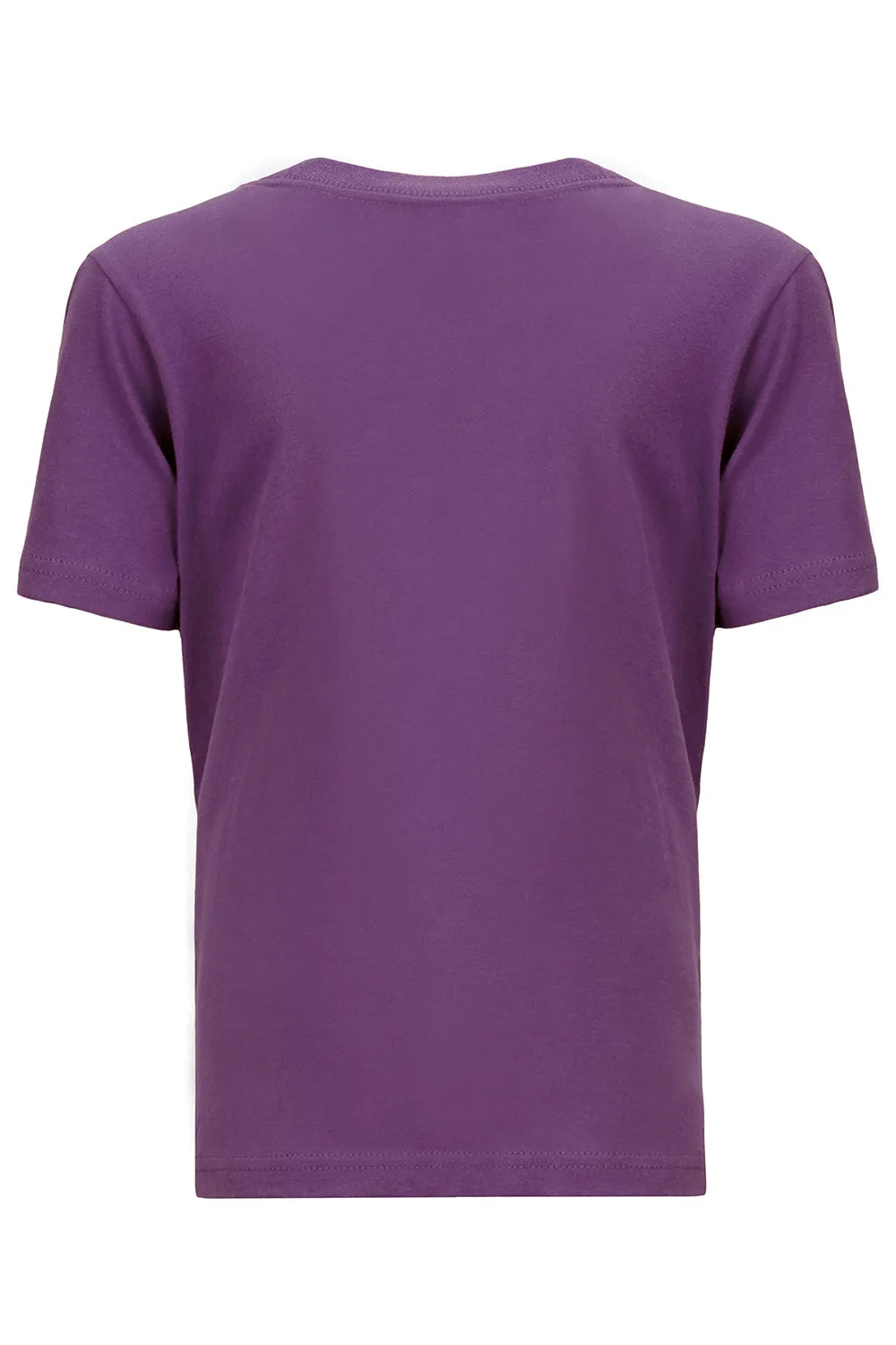 Next Level Youth Fine Jersey Short Sleeve Crewneck T-Shirt - Purple Rush
