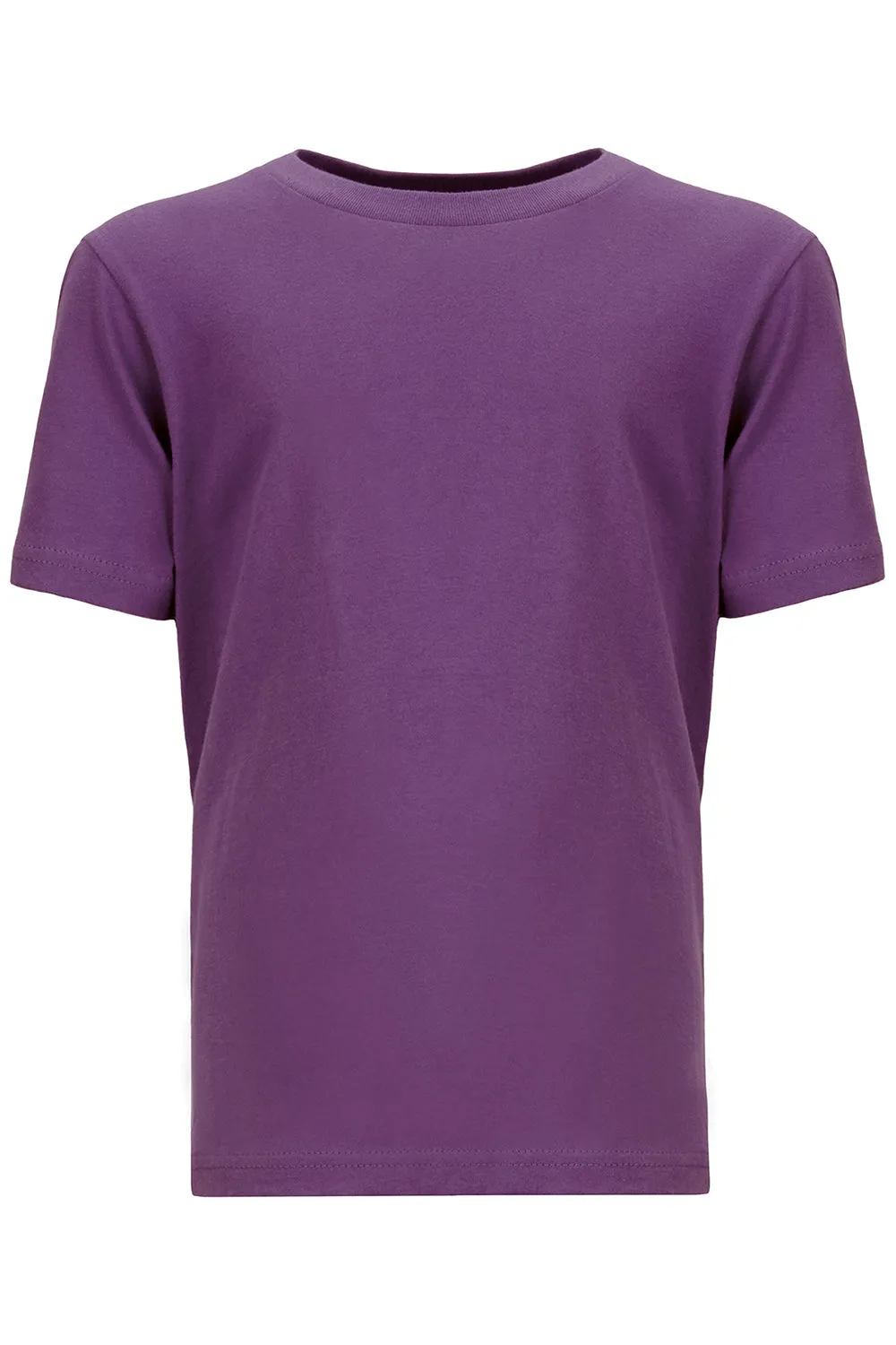 Next Level Youth Fine Jersey Short Sleeve Crewneck T-Shirt - Purple Rush