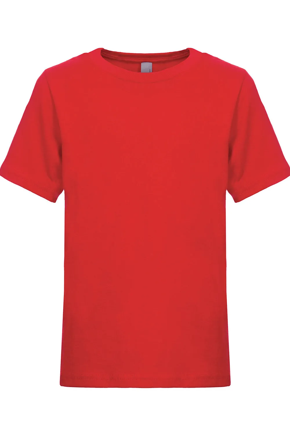 Next Level Youth Fine Jersey Short Sleeve Crewneck T-Shirt - Red
