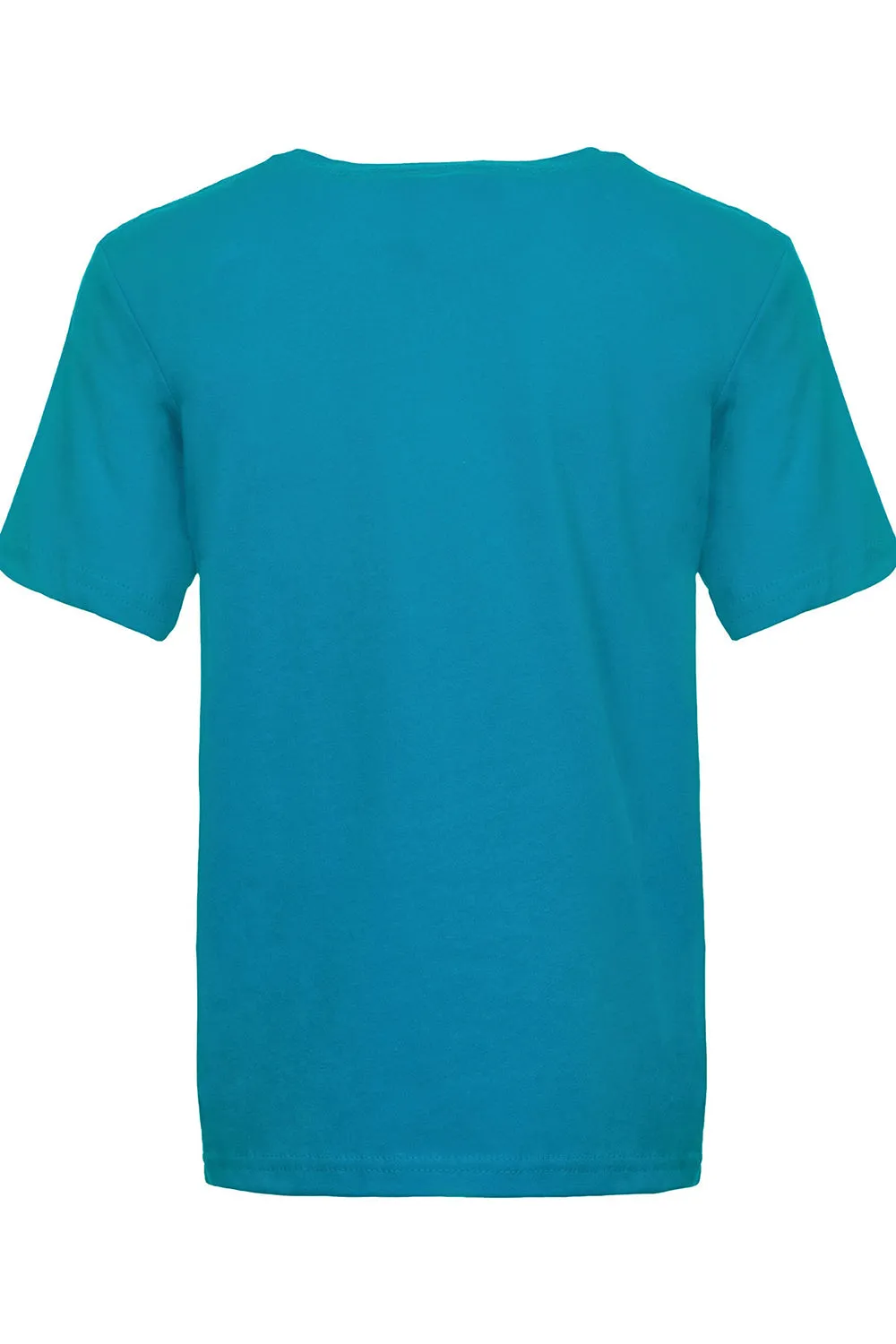 Next Level Youth Fine Jersey Short Sleeve Crewneck T-Shirt - Turquoise Blue