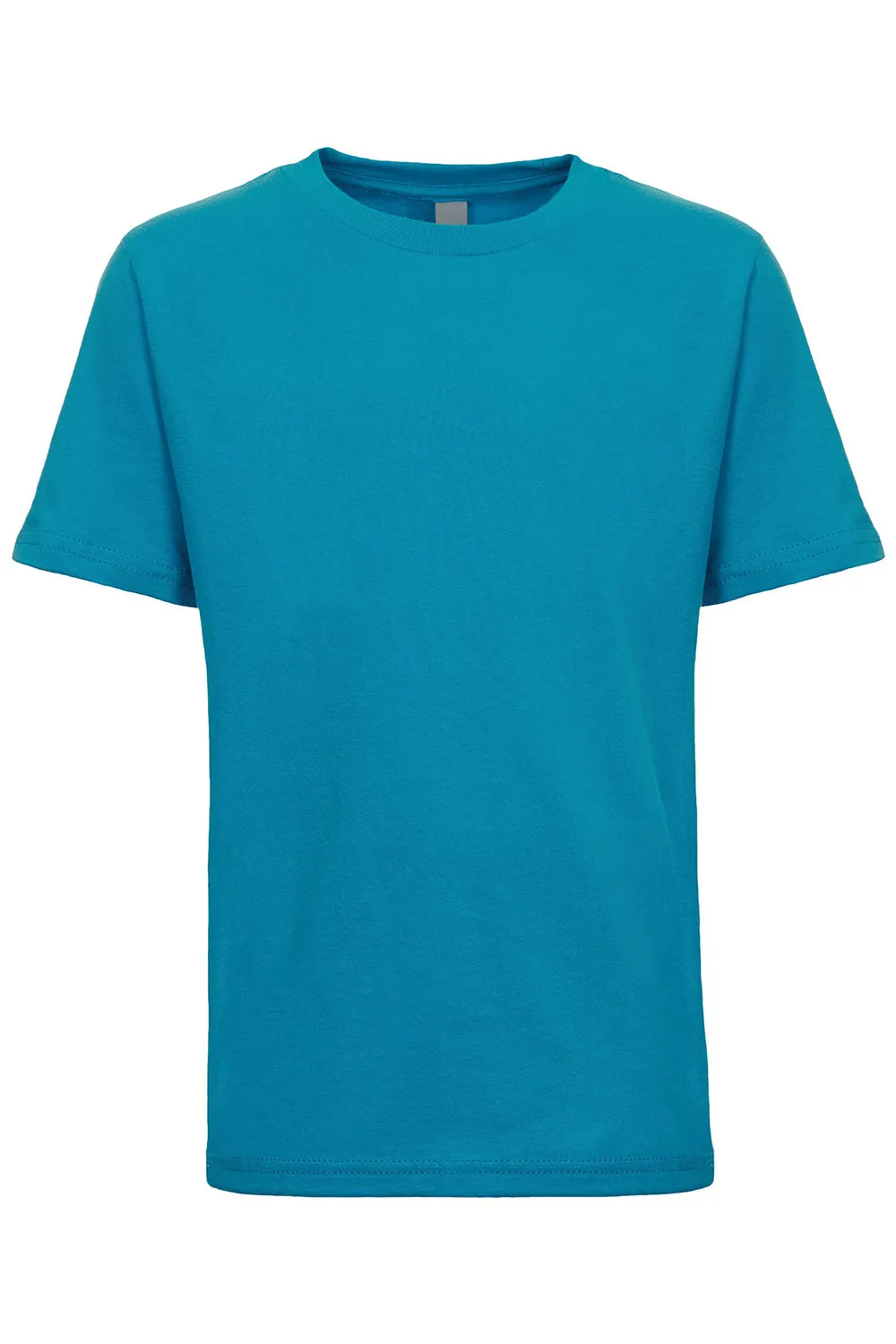 Next Level Youth Fine Jersey Short Sleeve Crewneck T-Shirt - Turquoise Blue