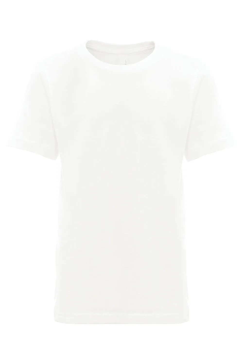 Next Level Youth Fine Jersey Short Sleeve Crewneck T-Shirt - White