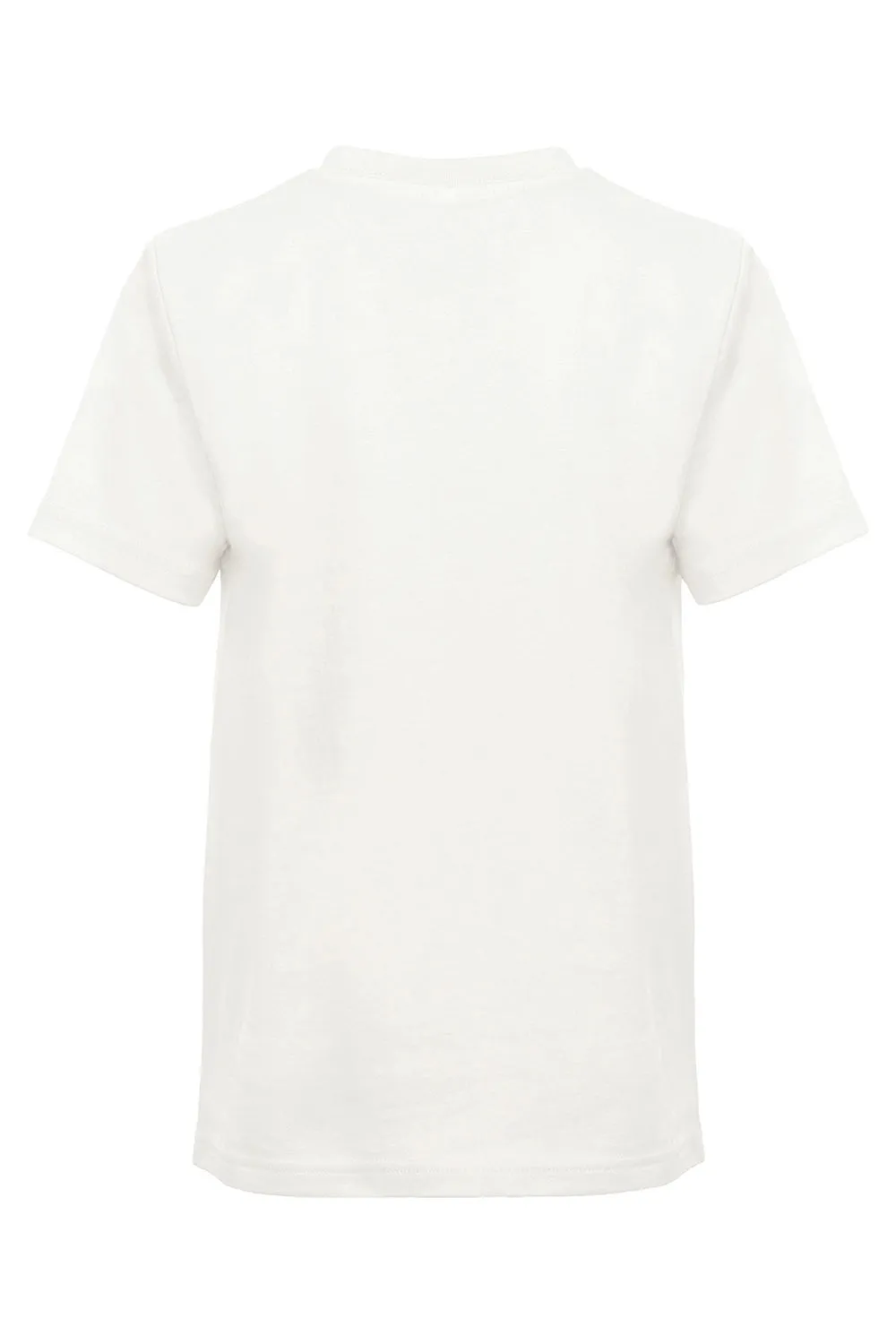 Next Level Youth Fine Jersey Short Sleeve Crewneck T-Shirt - White
