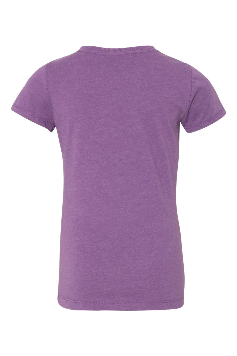 Next Level Youth Princess CVC Jersey Short Sleeve Crewneck T-Shirt - Purple Berry