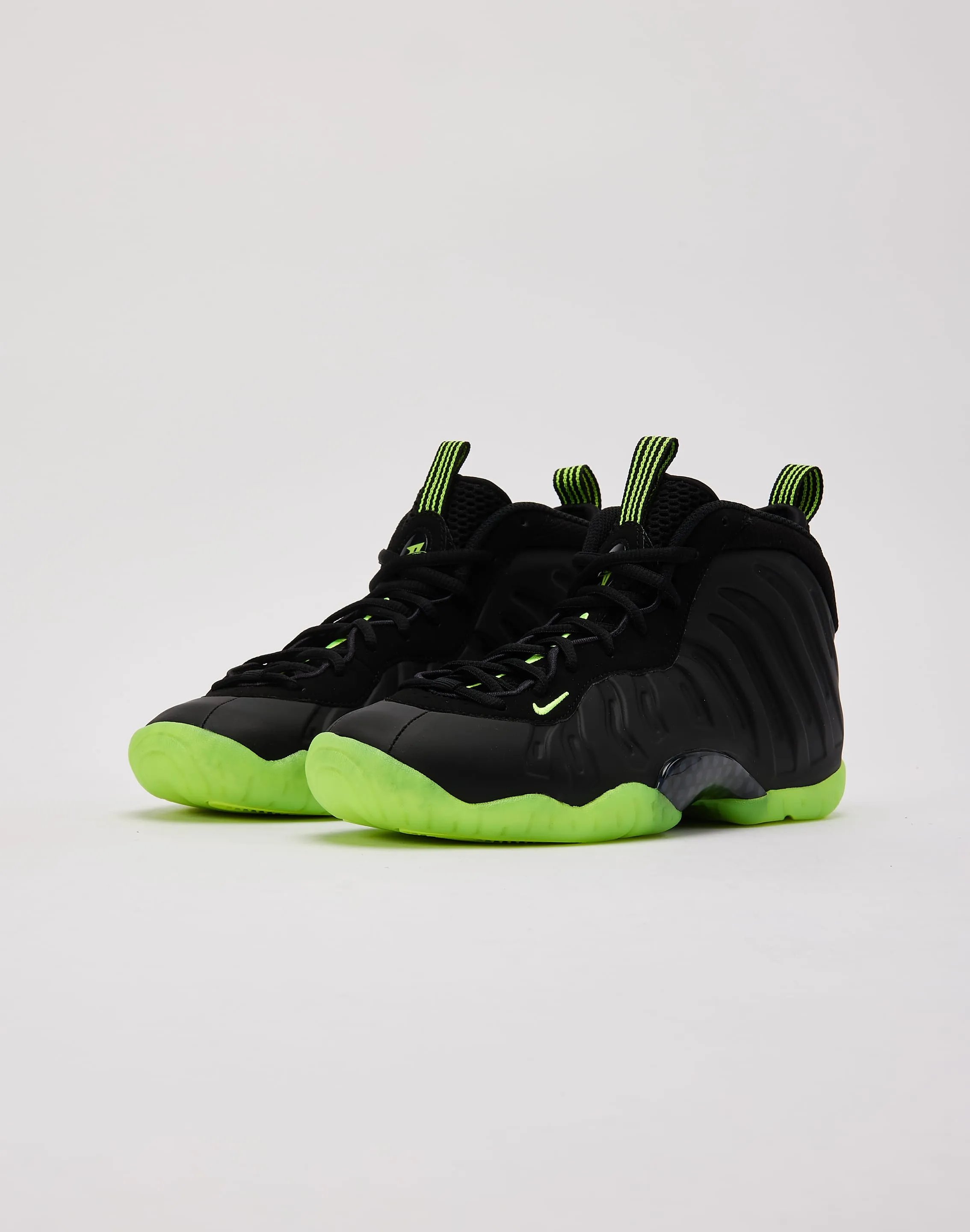 Nike Little Posite One 'Black Volt' Grade-School