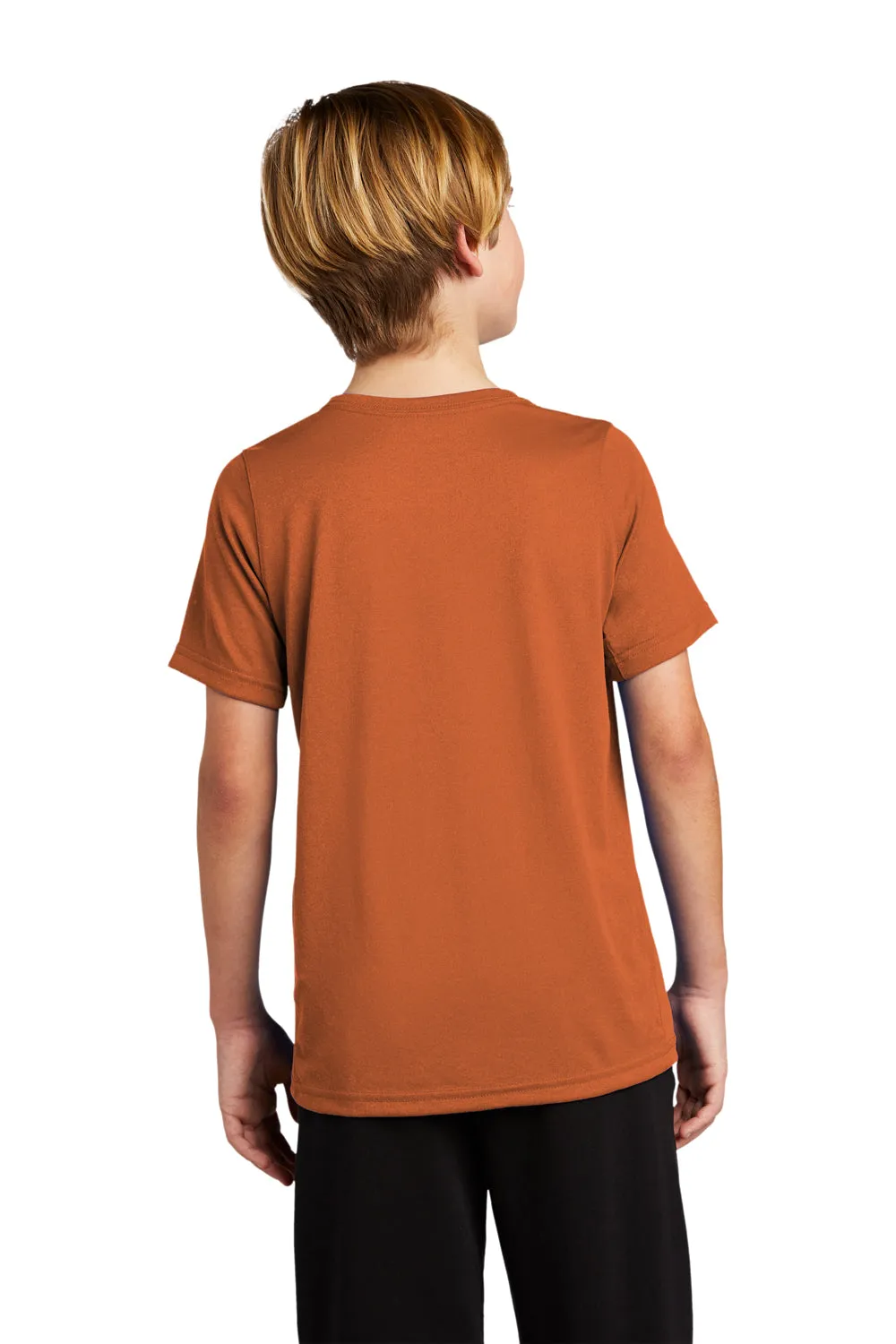 Nike Youth Legend Dri-Fit Moisture Wicking Short Sleeve Crewneck T-Shirt - Desert Orange