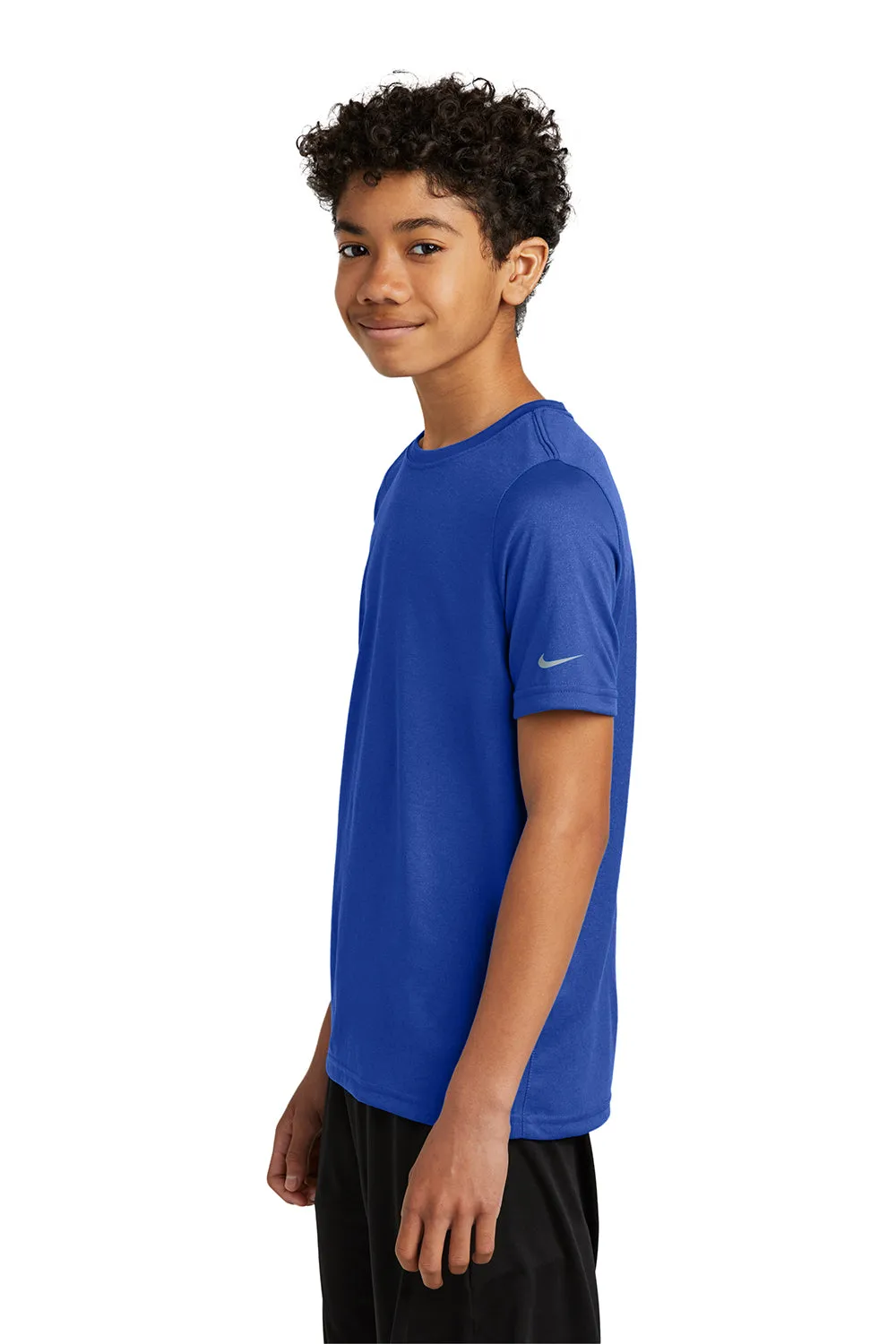 Nike Youth rLegend Dri-Fit Moisture Wicking Short Sleeve Crewneck T-Shirt - Game Royal Blue