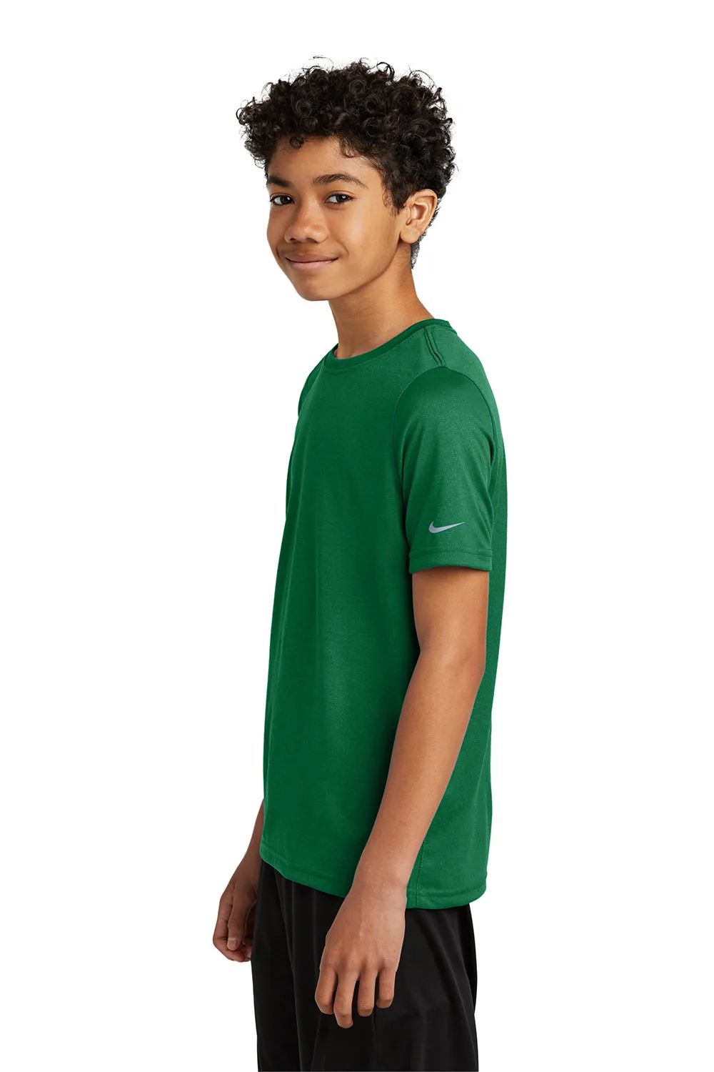Nike Youth rLegend Dri-Fit Moisture Wicking Short Sleeve Crewneck T-Shirt - Gorge Green