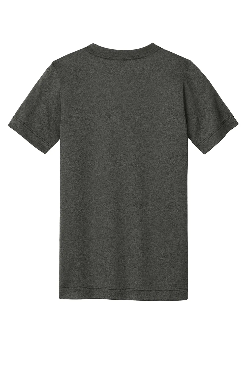 Nike Youth rLegend Dri-Fit Moisture Wicking Short Sleeve Crewneck T-Shirt - Heather Dark Smoke Grey