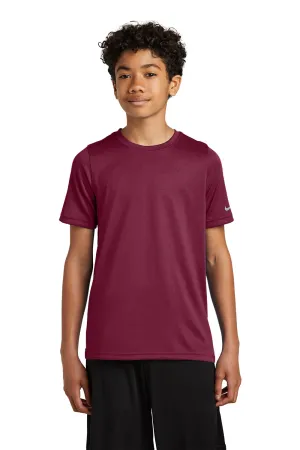 Nike Youth rLegend Dri-Fit Moisture Wicking Short Sleeve Crewneck T-Shirt - Team Maroon
