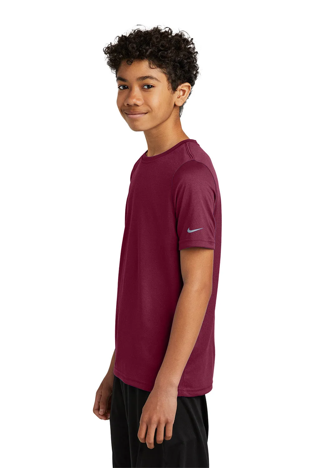 Nike Youth rLegend Dri-Fit Moisture Wicking Short Sleeve Crewneck T-Shirt - Team Maroon