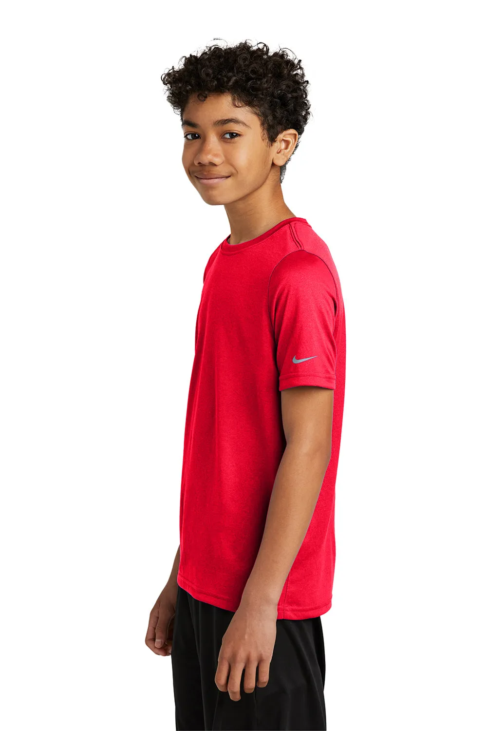 Nike Youth rLegend Dri-Fit Moisture Wicking Short Sleeve Crewneck T-Shirt - University Red