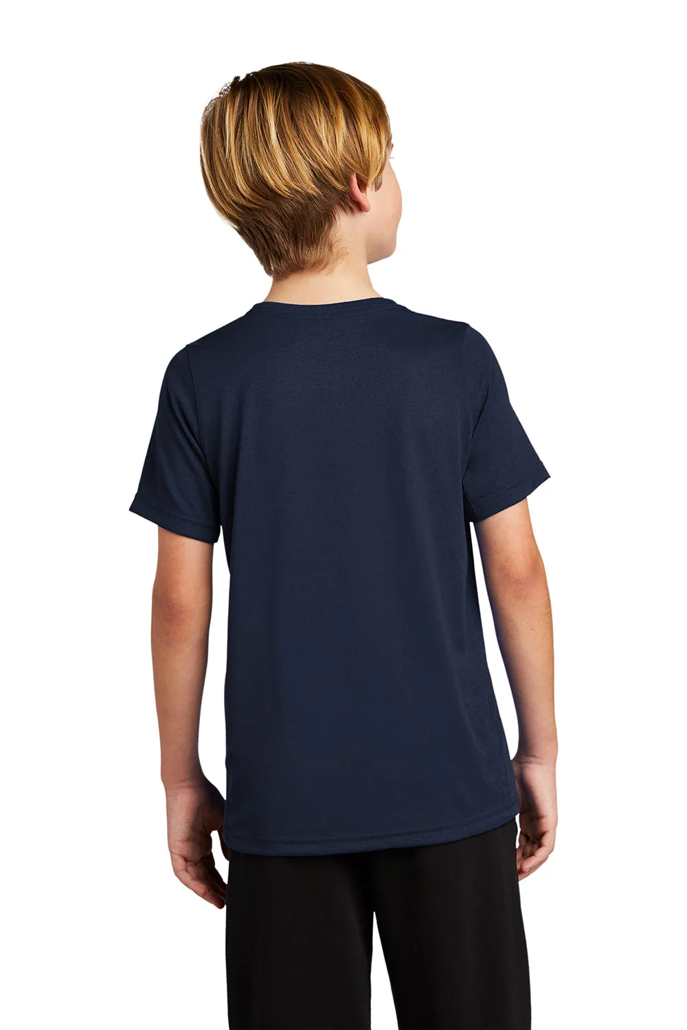 Nike Youth Team rLegend Dri-Fit Moisture Wicking Short Sleeve Crewneck T-Shirt - College Navy Blue