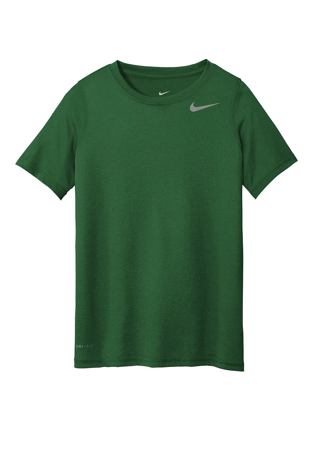 Nike Youth Team rLegend Dri-Fit Moisture Wicking Short Sleeve Crewneck T-Shirt - Gorge Green
