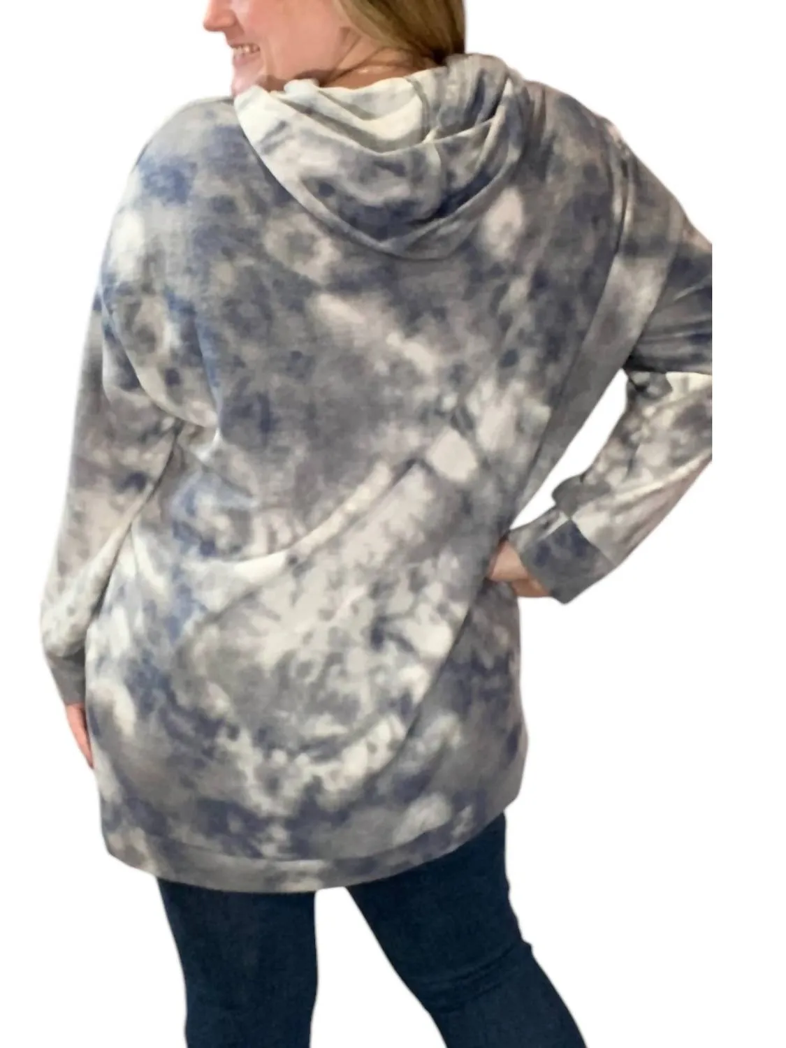 Oversized Hoodie In Dusk Sky