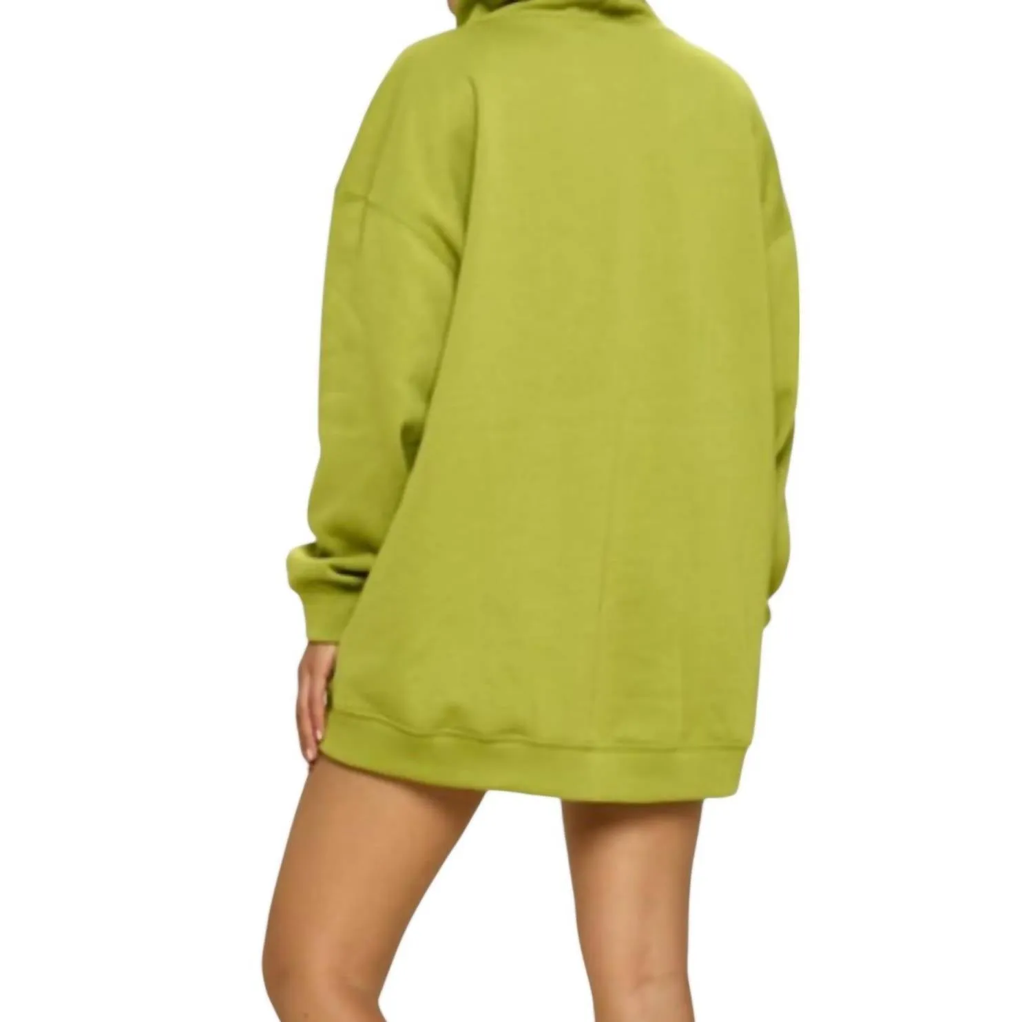 Oversized Hoodie In Lime