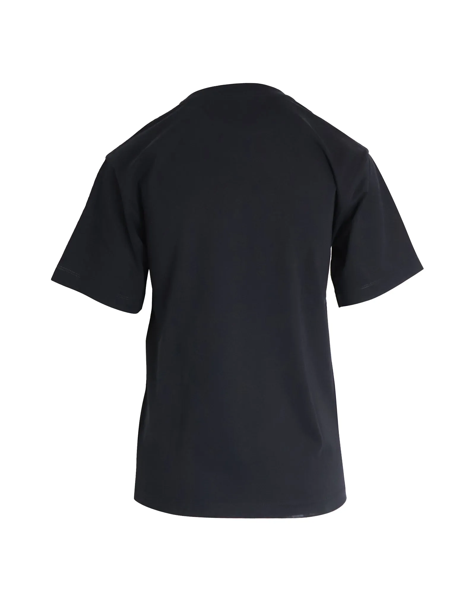 Paco Rabanne Logo Print T-shirt in Black Organic Cotton