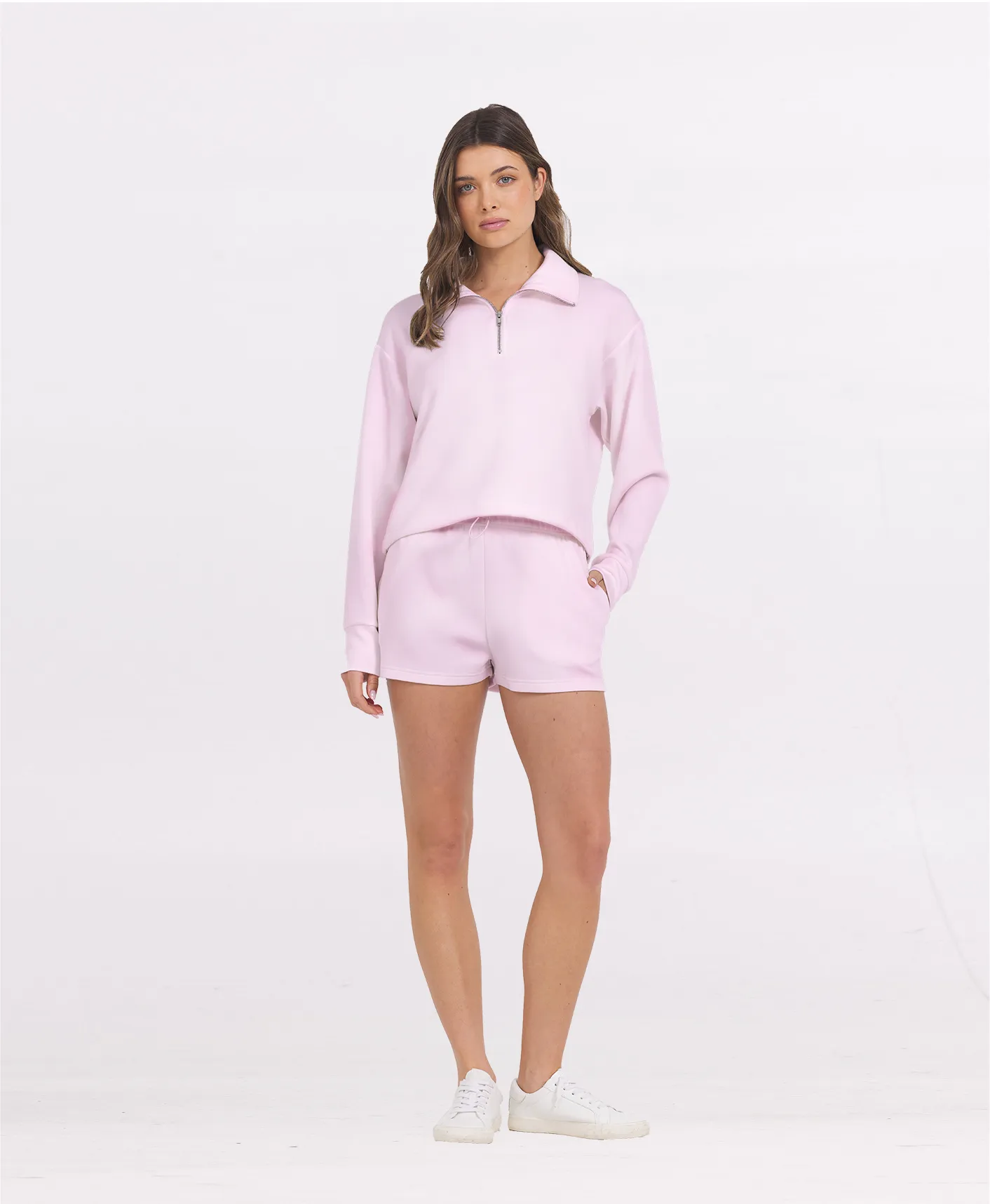 Paradise Pink Cloud Quarter Zip