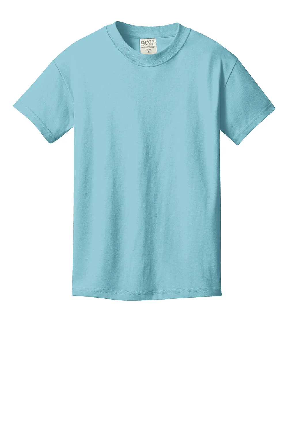 Port & Company Youth Beach Wash Short Sleeve Crewneck T-Shirt - Mist Blue  Buy the latest Clothing Port-Company