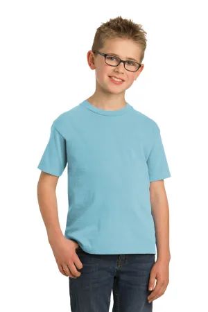 Port & Company Youth Beach Wash Short Sleeve Crewneck T-Shirt - Mist Blue  Buy the latest Clothing Port-Company
