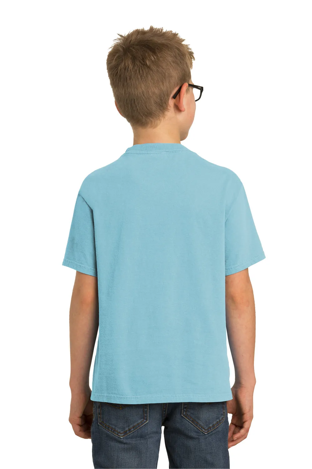 Port & Company Youth Beach Wash Short Sleeve Crewneck T-Shirt - Mist Blue  Buy the latest Clothing Port-Company