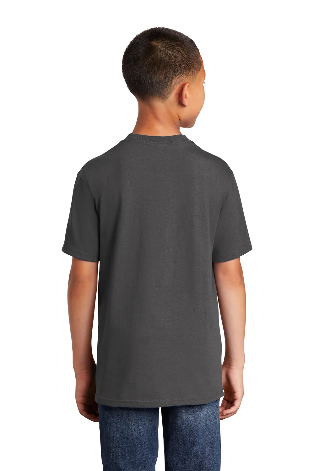 Port & Company Youth Core Short Sleeve Crewneck T-Shirt - Charcoal Grey