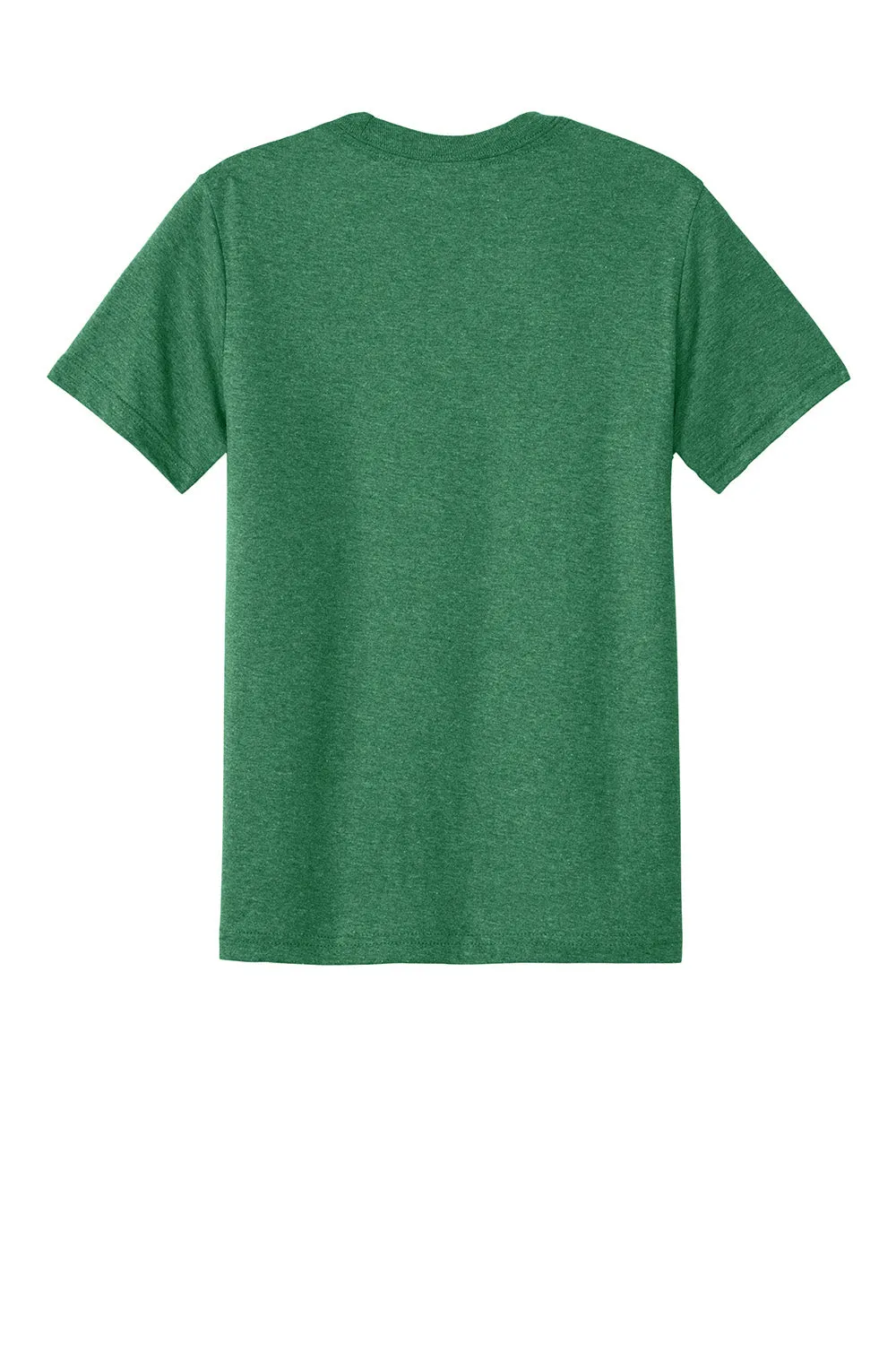Port & Company Youth CVC Short Sleeve Crewneck T-Shirt - Heather Athletic Kelly Green