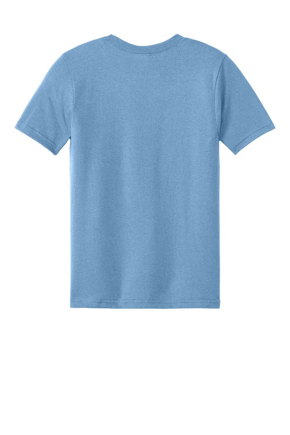 Port & Company Youth CVC Short Sleeve Crewneck T-Shirt - Tundra Blue
