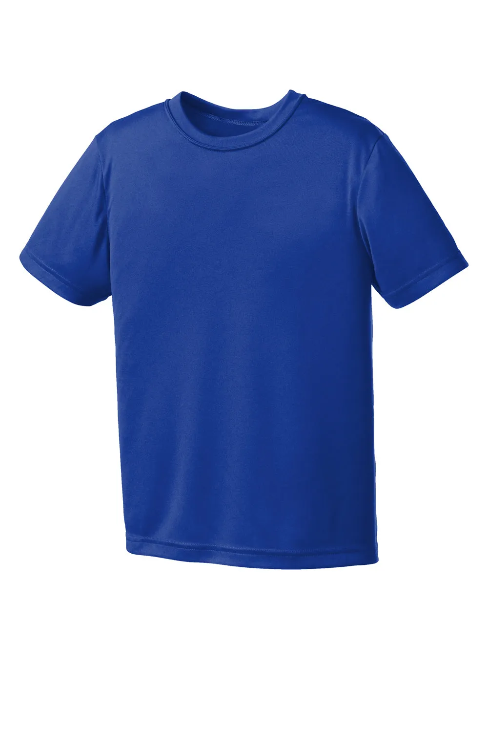 Port & Company Youth Dry Zone Performance Moisture Wicking Short Sleeve Crewneck T-Shirt - True Royal Blue