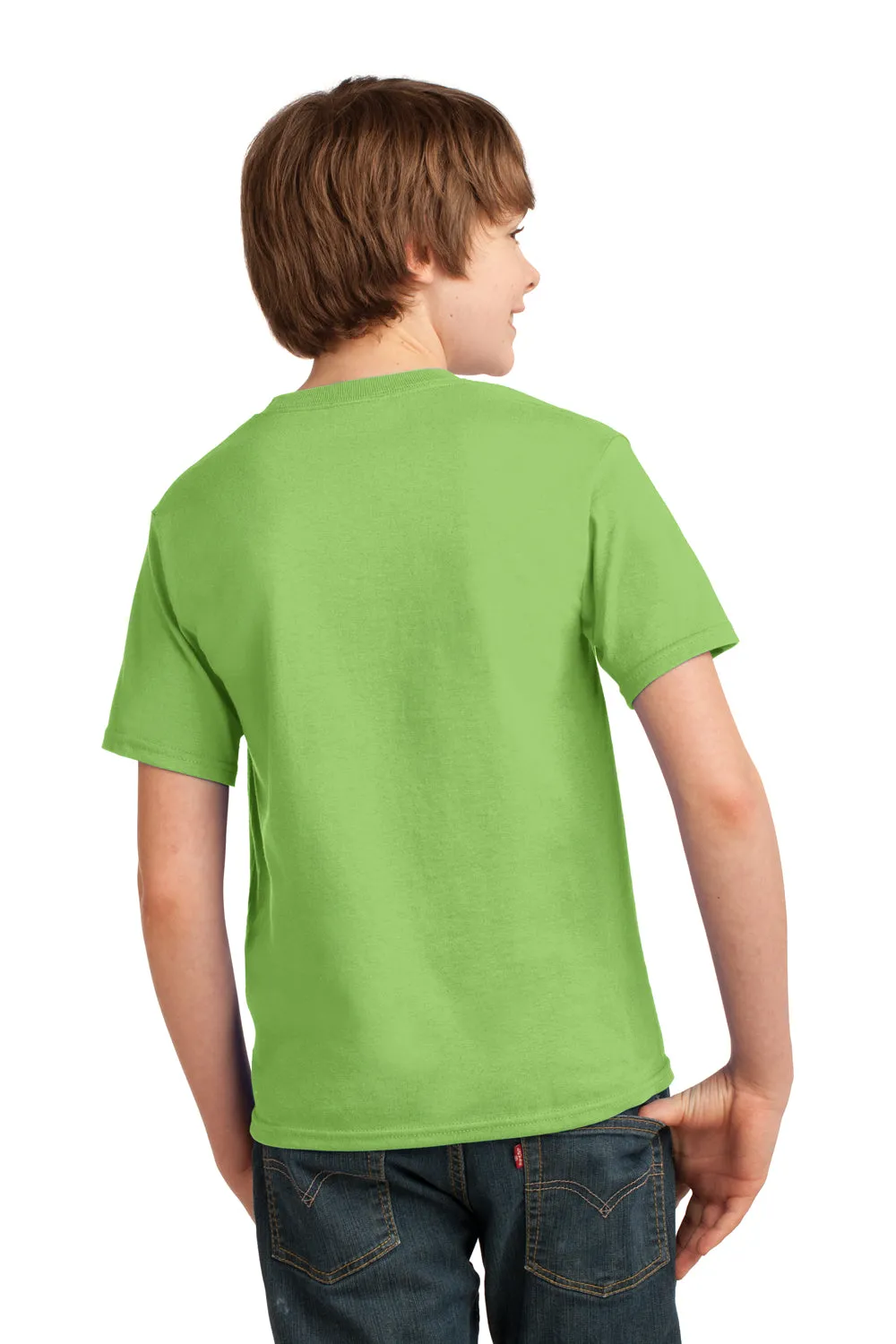 Port & Company Youth Essential Short Sleeve Crewneck T-Shirt - Lime Green