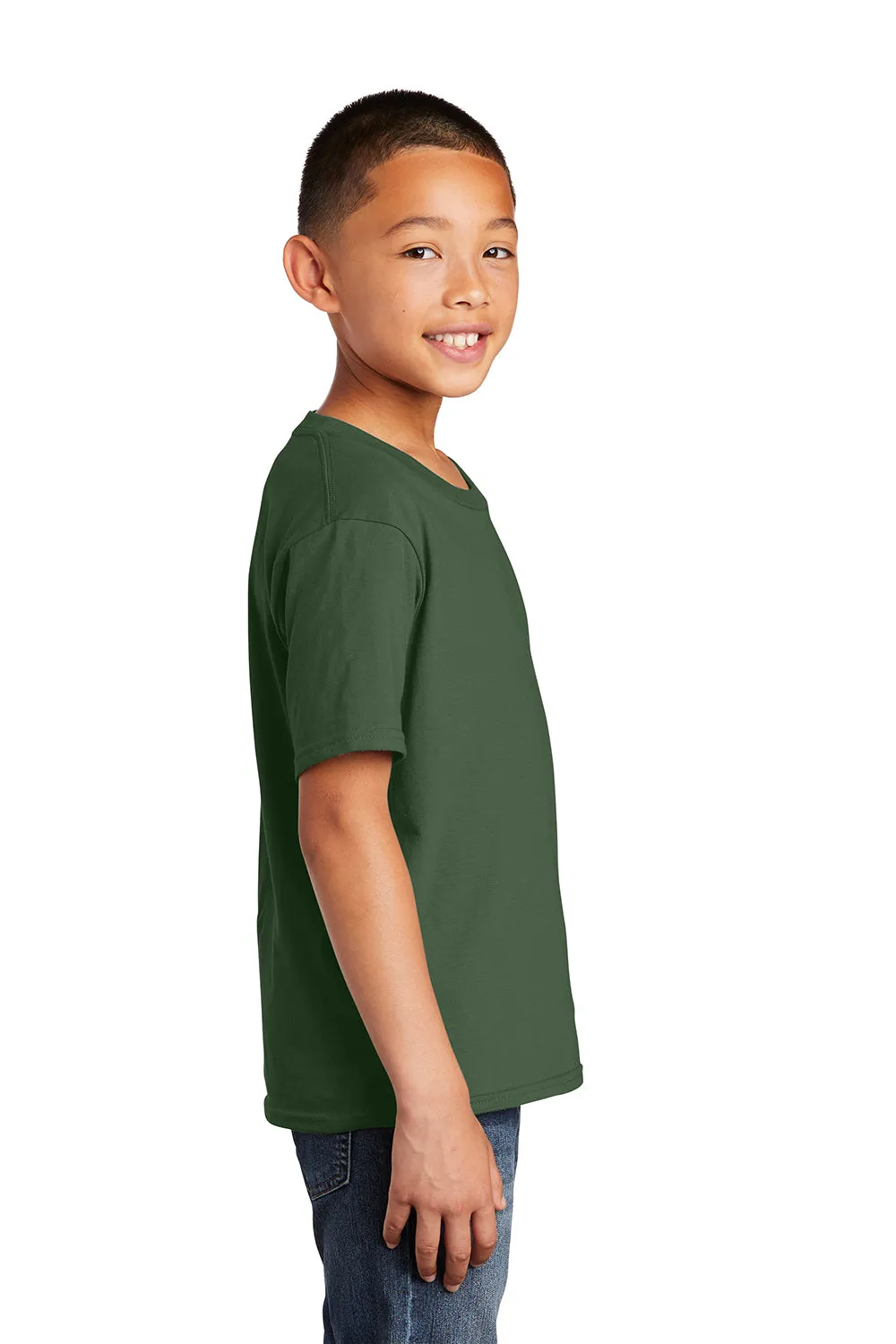 Port & Company Youth Fan Favorite Short Sleeve Crewneck T-Shirt - Olive Green