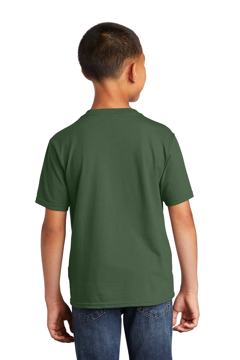 Port & Company Youth Fan Favorite Short Sleeve Crewneck T-Shirt - Olive Green