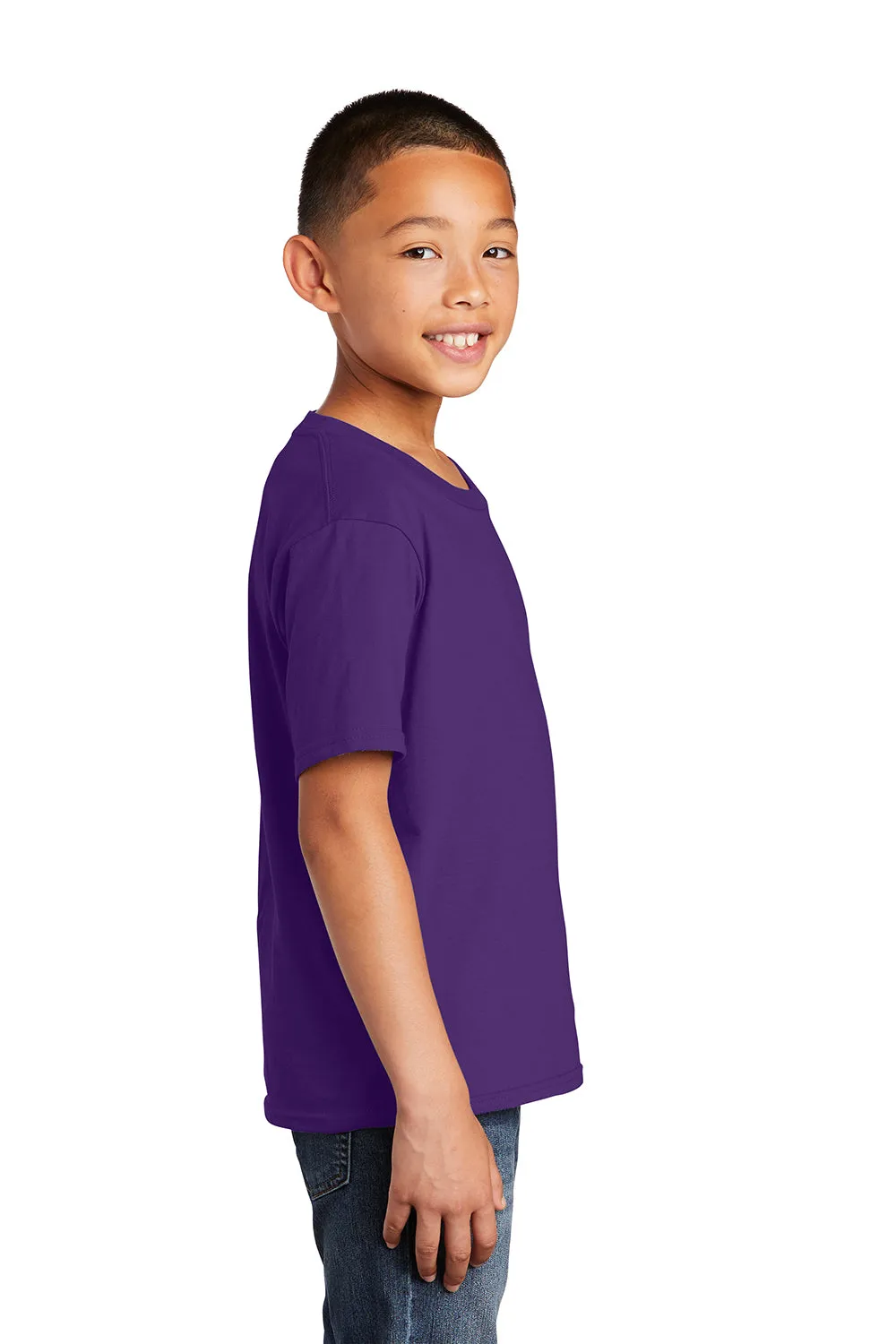 Port & Company Youth Fan Favorite Short Sleeve Crewneck T-Shirt - Team Purple  Buy the latest Clothing Port-Company