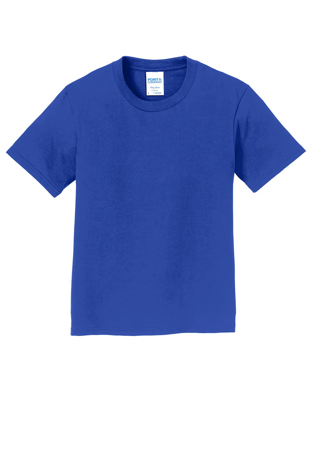 Port & Company Youth Fan Favorite Short Sleeve Crewneck T-Shirt - True Royal Blue  Buy the latest Clothing Port-Company