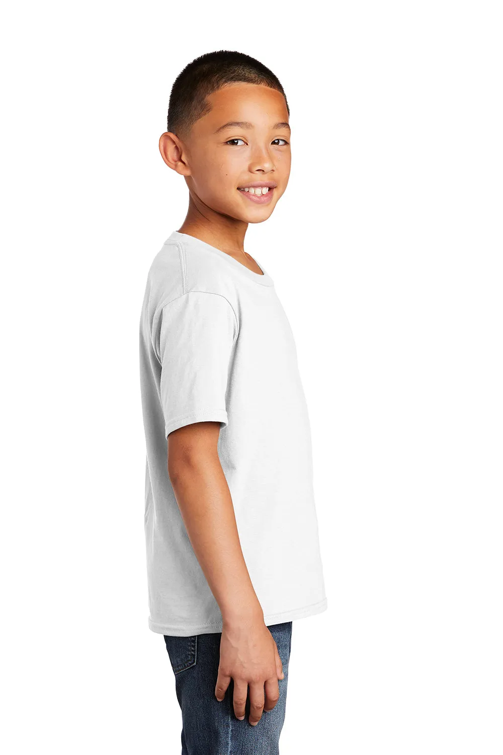 Port & Company Youth Fan Favorite Short Sleeve Crewneck T-Shirt - White  Buy the latest Clothing Port-Company