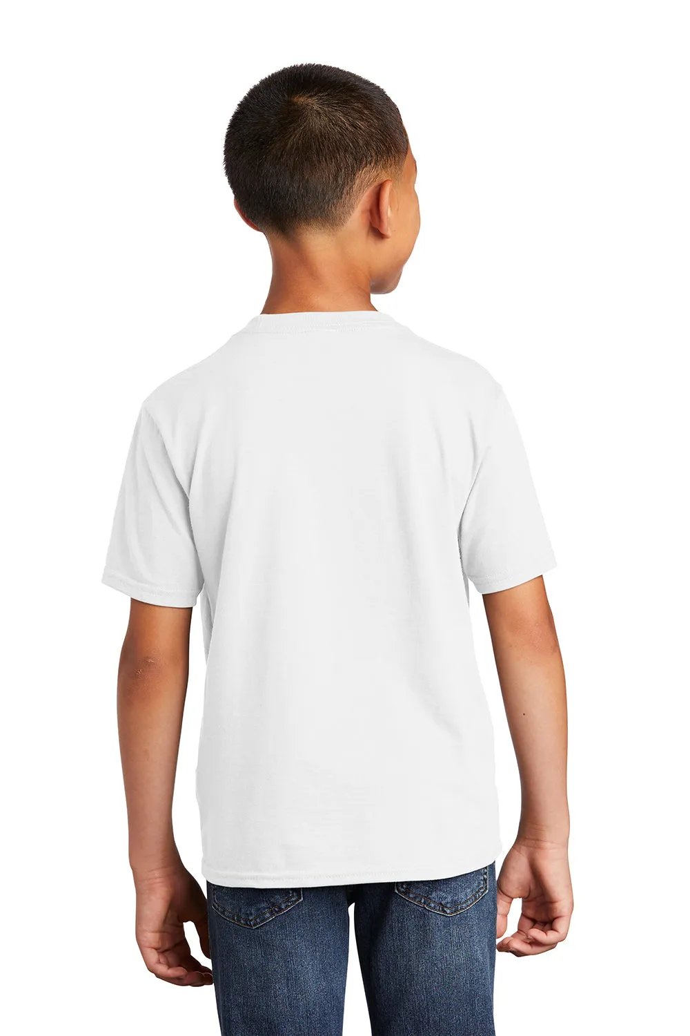 Port & Company Youth Fan Favorite Short Sleeve Crewneck T-Shirt - White  Buy the latest Clothing Port-Company