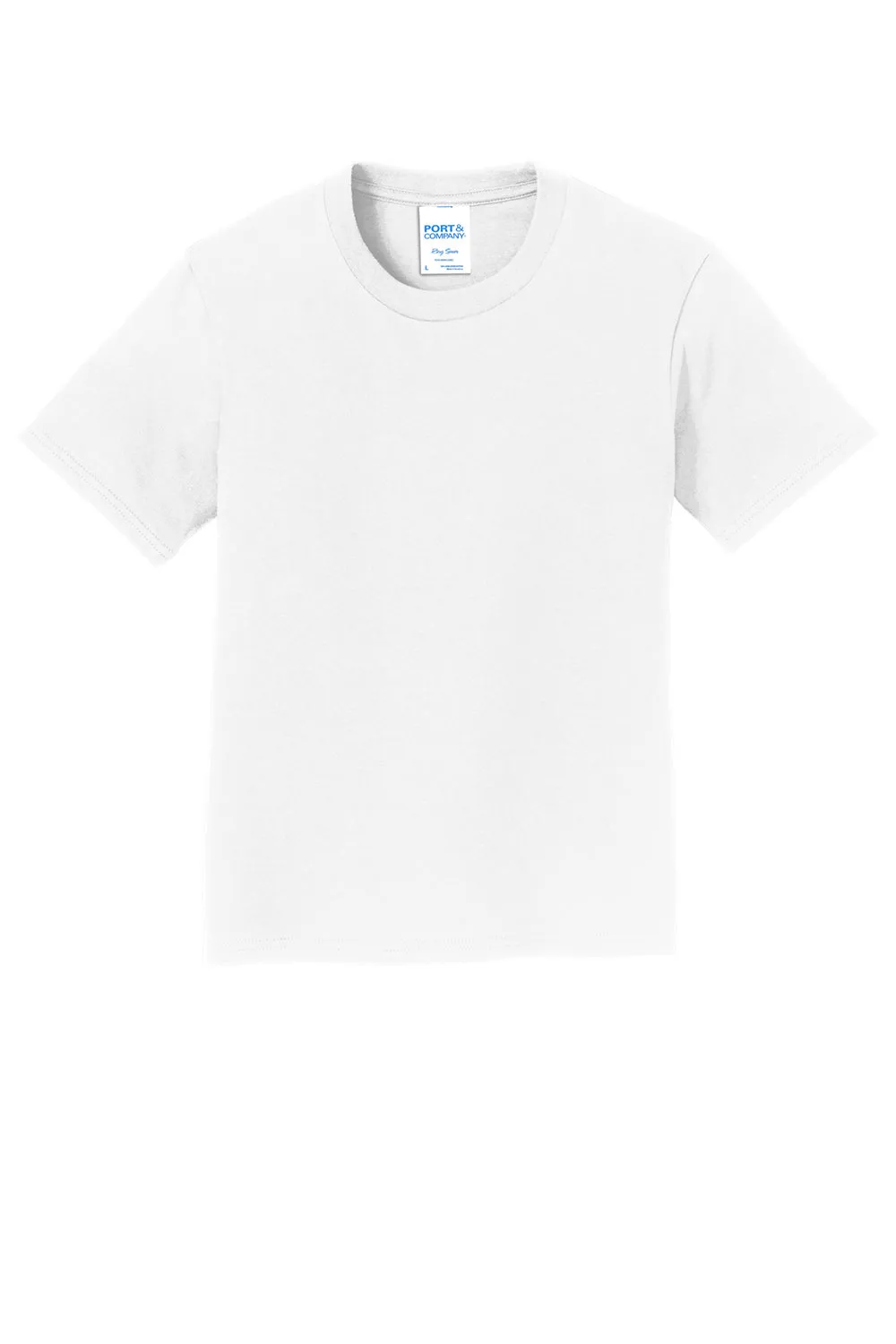 Port & Company Youth Fan Favorite Short Sleeve Crewneck T-Shirt - White  Buy the latest Clothing Port-Company