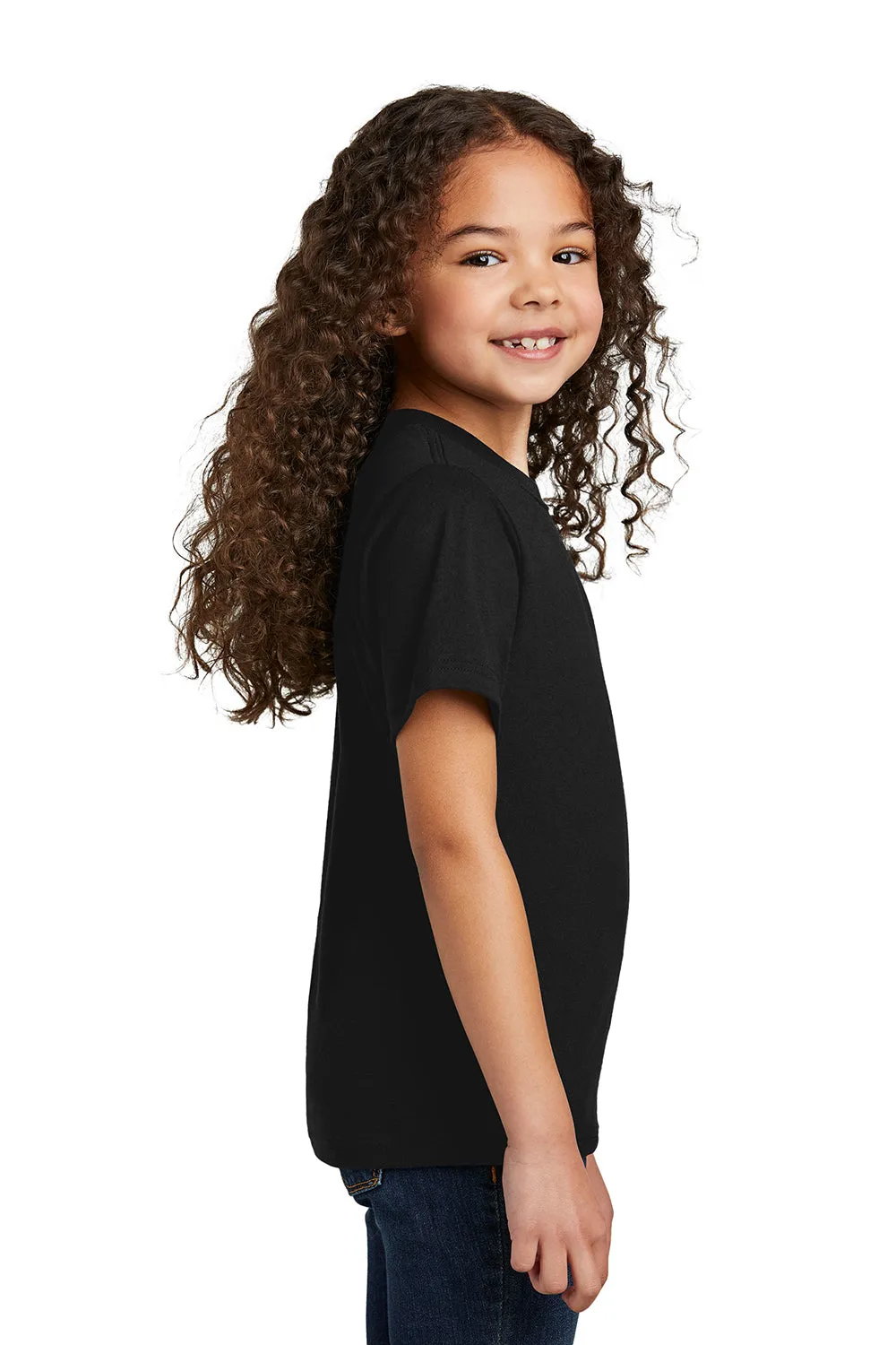 Port & Company Youth Short Sleeve Crewneck T-Shirt - Black