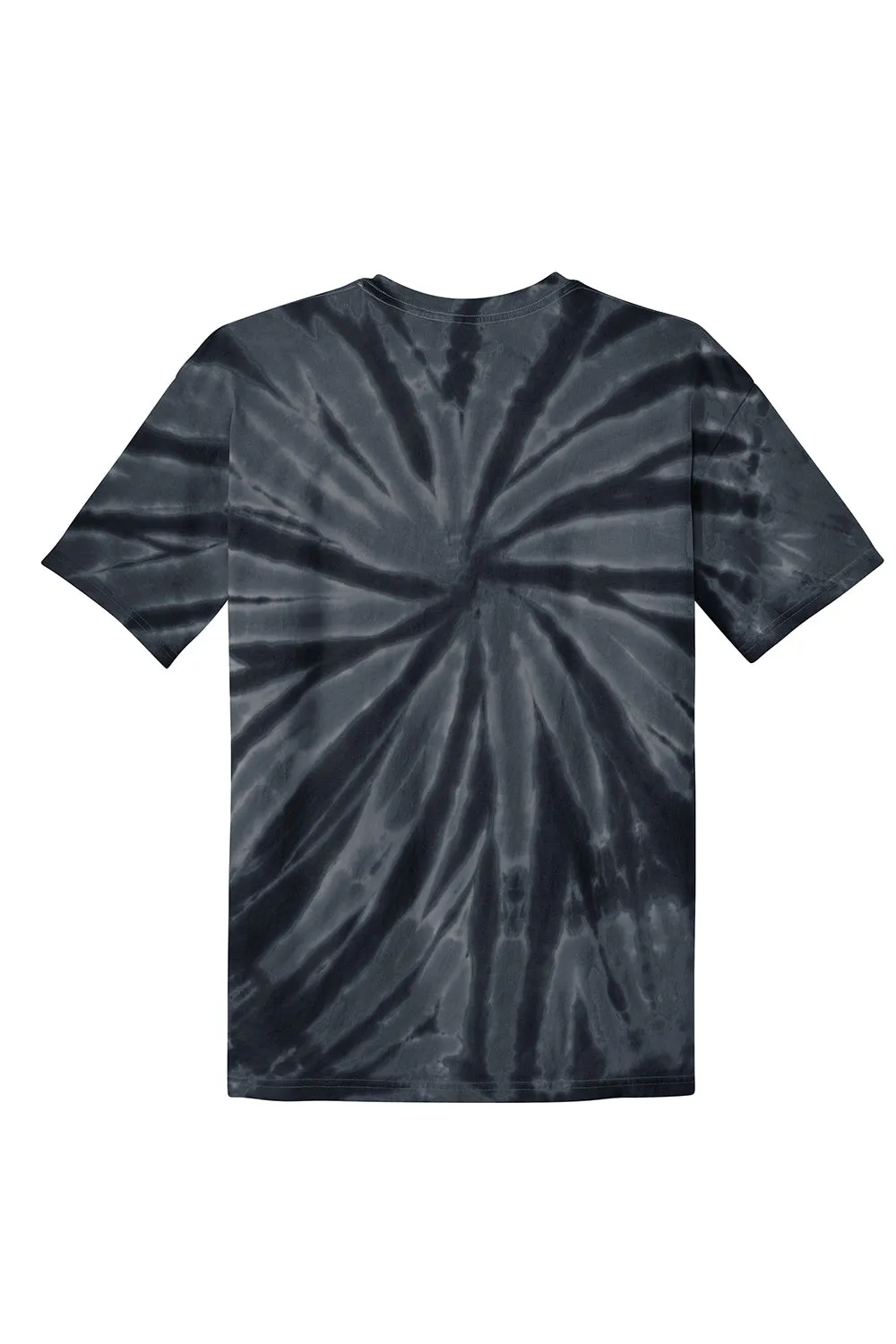 Port & Company Youth Tie-Dye Short Sleeve Crewneck T-Shirt - Black